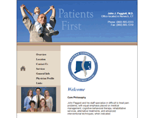 Tablet Screenshot of easternctpain.com